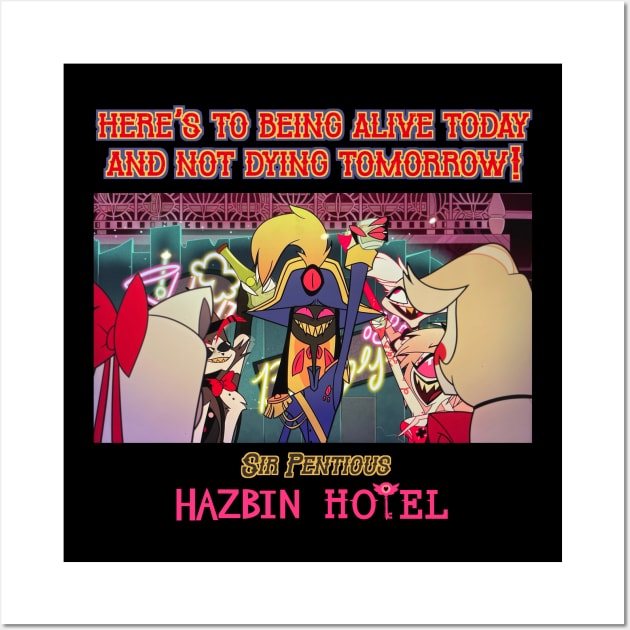 Sir Pentious - Hazbin Hotel Wall Art by Here's Jonny